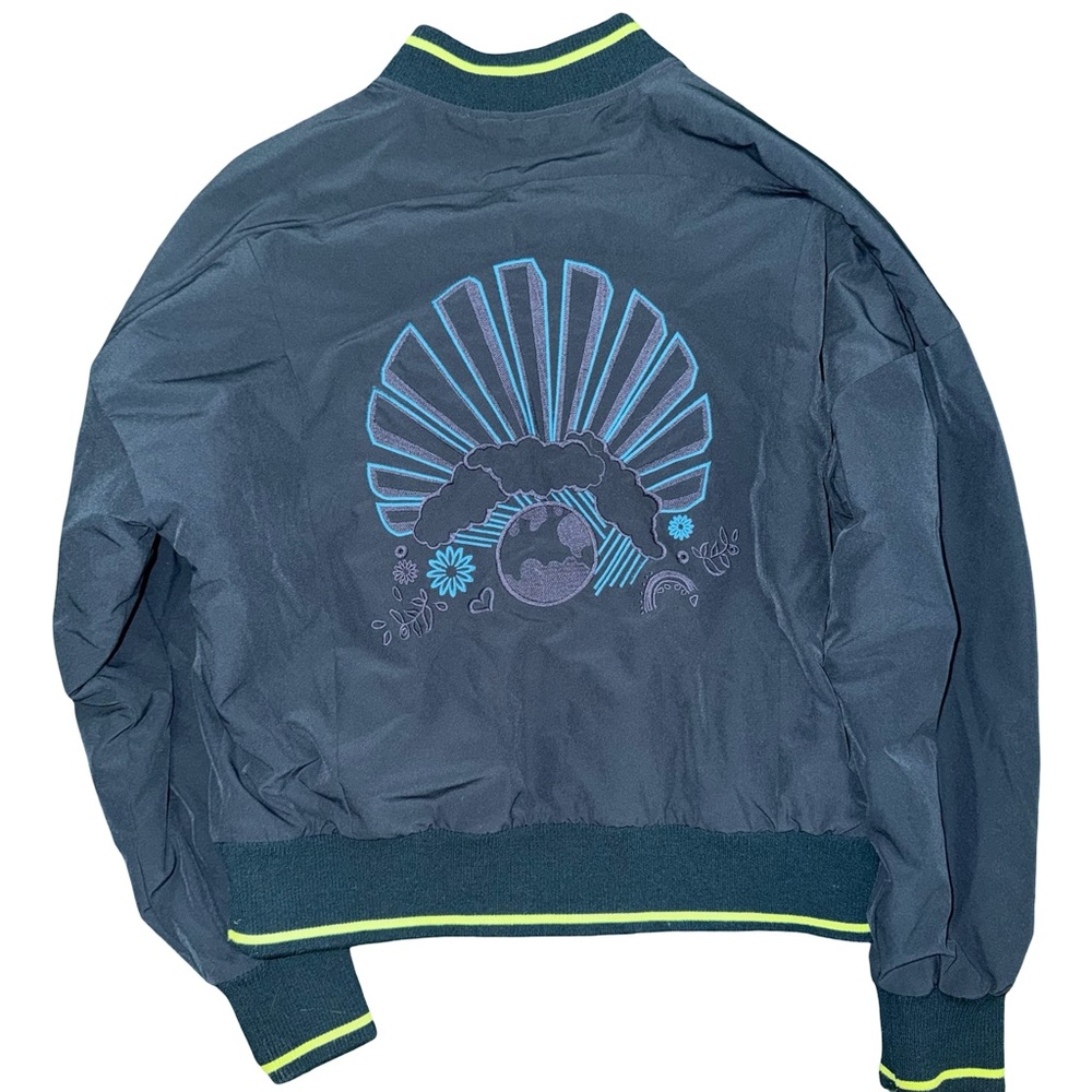 Fearne Cotton x Sweaty Betty Game Changer Jacket in‎ Beetle Blue Block. Small - Picture 4 of 8